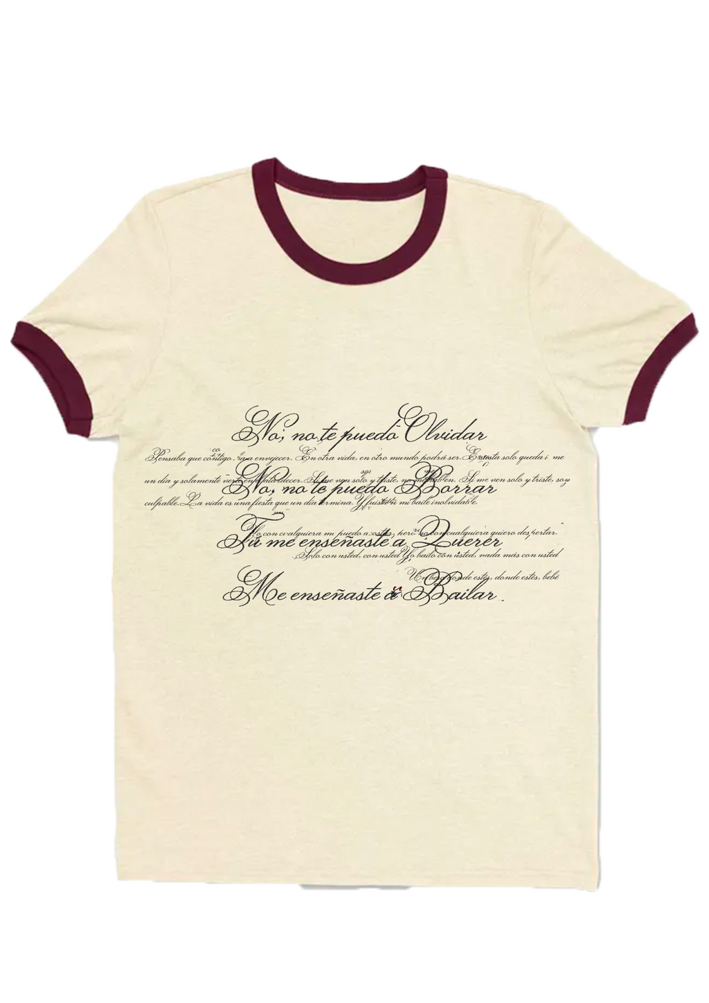 Ringer Tee "BAILE INoLVIDABLE"