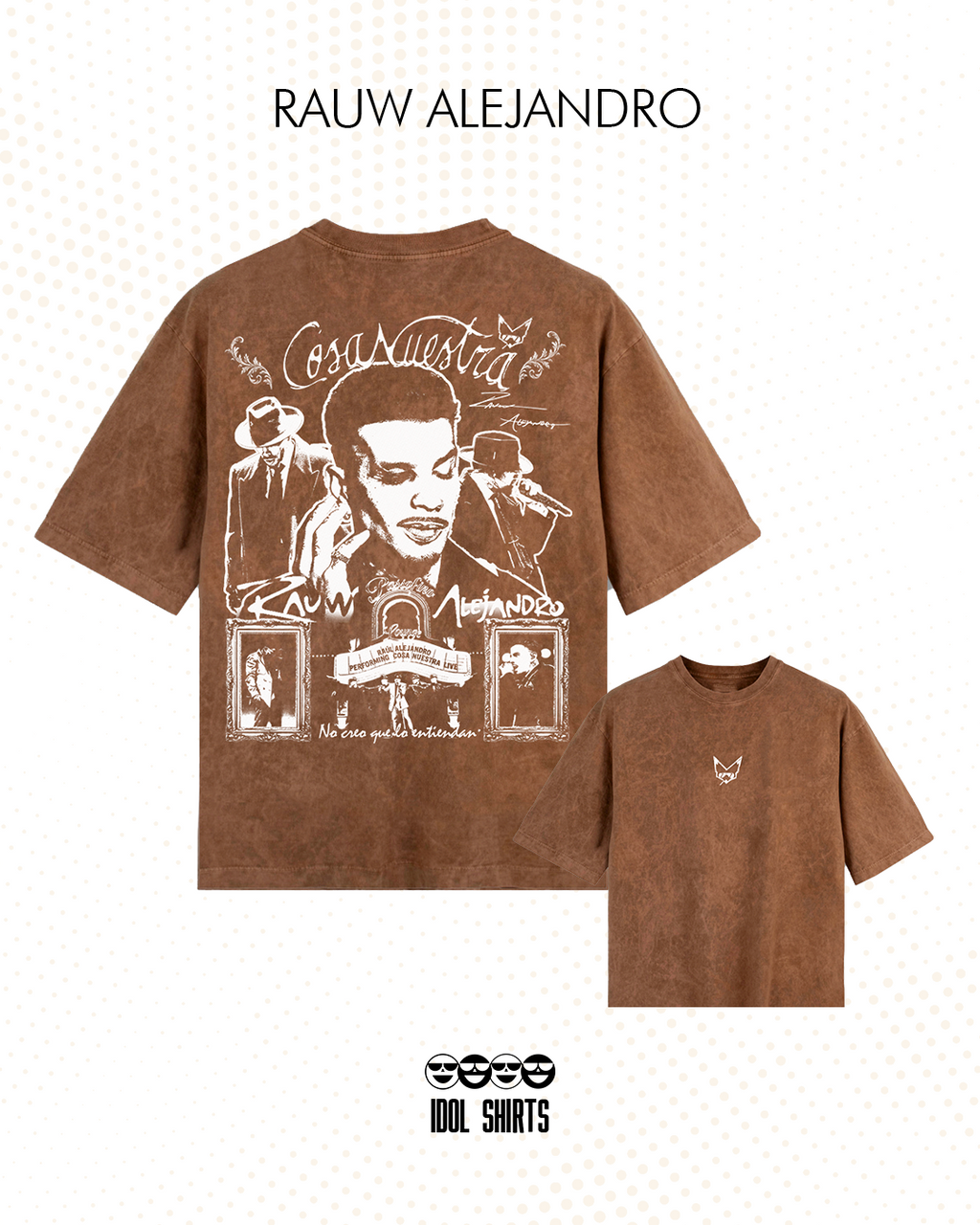 Acid Wash Tee "Rauw Alejandro"