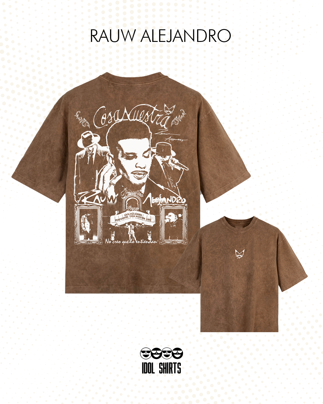 Acid Wash Tee "Rauw Alejandro"